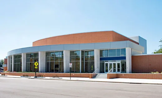 exterior of a school building